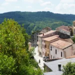 Buzet, streets seen from the castle. Photo credit by Zdravko Rajko