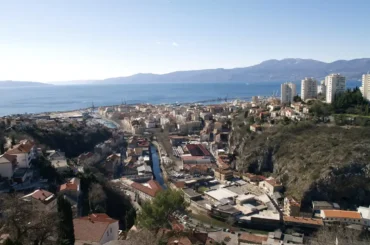 Vidik sa Trsata u sunčani dan - Trsat viewpoint