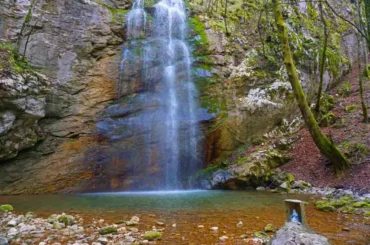 Slap Banina na Učki, a waterfall