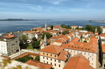 Zadar, iznad gradića