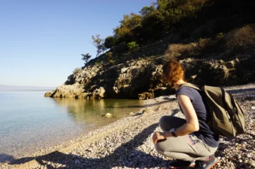Plaža pod gradićem Beli, Beli beach, Strand