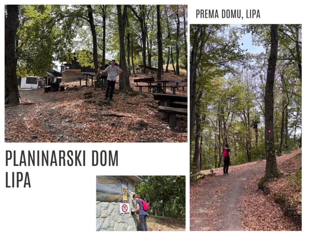 Lipa, ispred planinarskog doma Lipa. Foto Zdravko R. Jasna J.