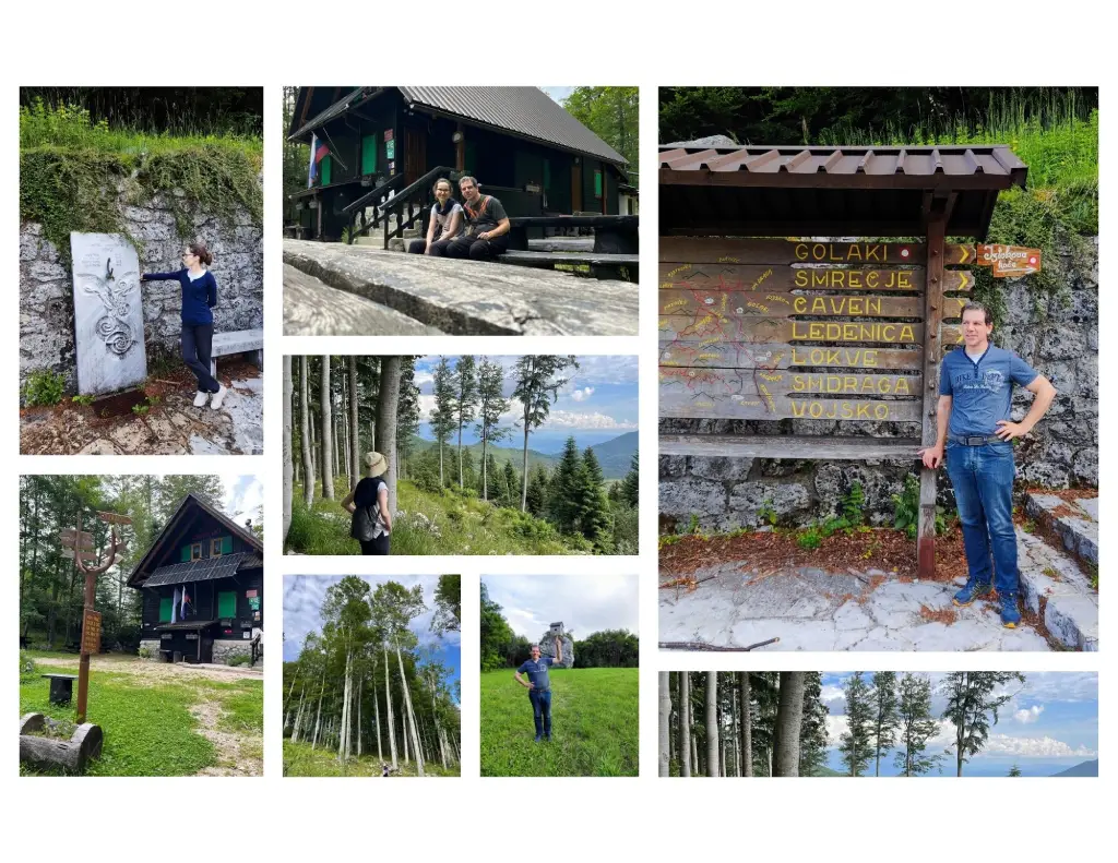 Poslijepodnevni Mali Golak, od Predmeje do vrha. Foto Zdravko R., Jasna J.