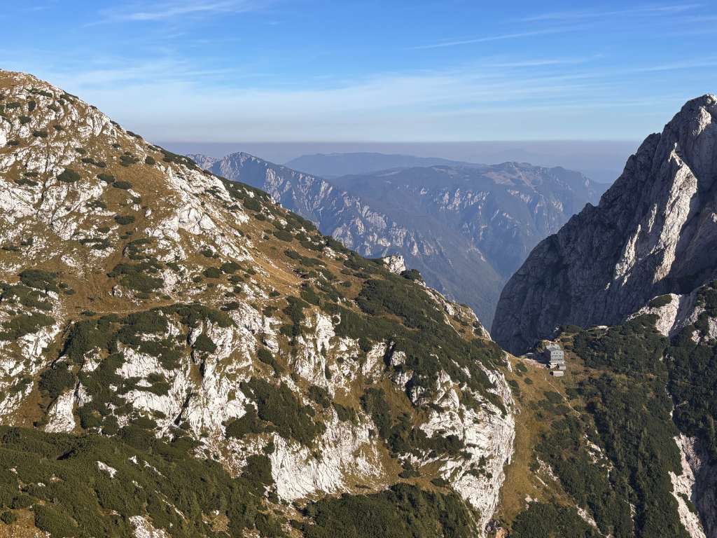 Grintovec 3, pogled na Kokrsko sedlo. Foto Zdravko R.